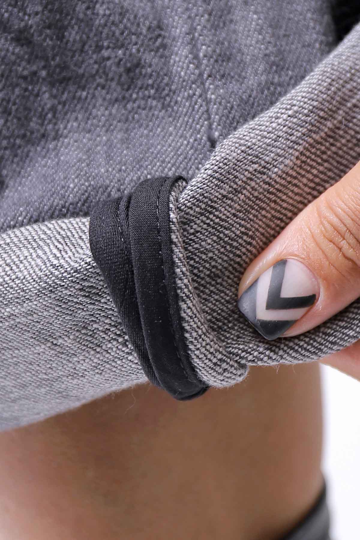 【studio b3】 UNISEX COTTON DENIM BOX SALLOUEL PANTS MPB1830_MARENGO(GREY WASH)