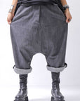 【studio b3】 UNISEX COTTON DENIM BOX SALLOUEL PANTS MPB1830_MARENGO(GREY WASH)