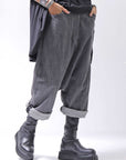 【studio b3】 UNISEX COTTON DENIM BOX SALLOUEL PANTS MPB1830_MARENGO(GREY WASH)