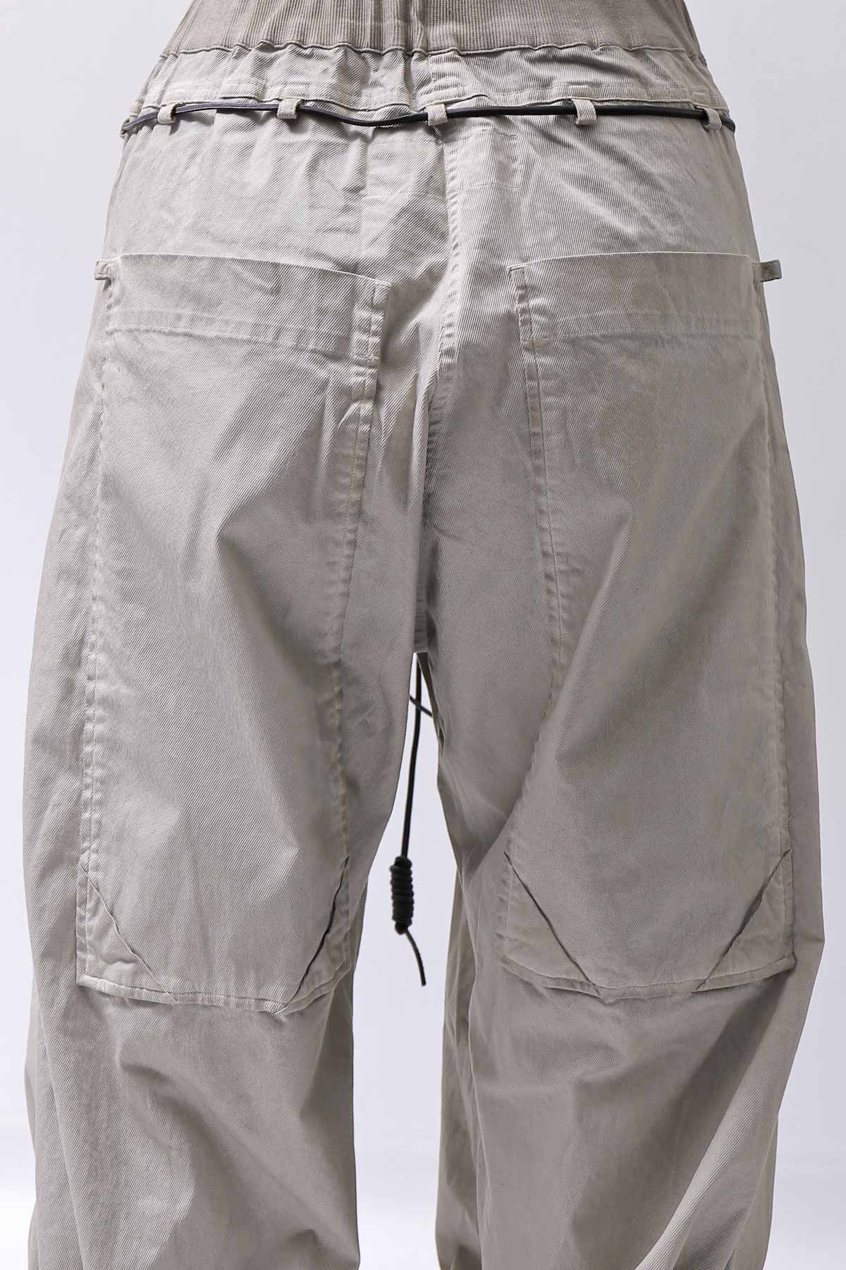 【RUNDHOLZ】 UNISEX SIDE TUCK ICONIC COTTON PANTS_SAND CLOUD