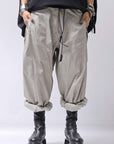 【RUNDHOLZ】 UNISEX SIDE TUCK ICONIC COTTON PANTS_SAND CLOUD
