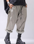 【RUNDHOLZ】 UNISEX SIDE TUCK ICONIC COTTON PANTS_SAND CLOUD
