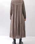 【studio b3】 ASYMMETRY TUNIC TOPS SHB2219_TRUFFLE OLD DYE