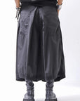 【RUNDHOLZ】 FRONT TUCK WIDE COTTON PANTS_BLACK