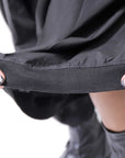 【RUNDHOLZ】 FRONT TUCK WIDE COTTON PANTS_BLACK