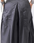 【RUNDHOLZ】 FRONT TUCK WIDE COTTON PANTS_BLACK