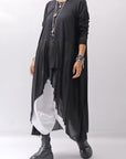 【studio b3】 ASYMMETRY TUNIC TOPS SHB2219_BLACK