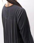 【studio b3】 ASYMMETRY TUNIC TOPS SHB2219_BLACK