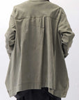 【Primordial is Primitive】 UNISEX STRETCH SHIRT BLOUSON 2026AL_MILITARY