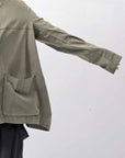 【Primordial is Primitive】 UNISEX STRETCH SHIRT BLOUSON 2026AL_MILITARY