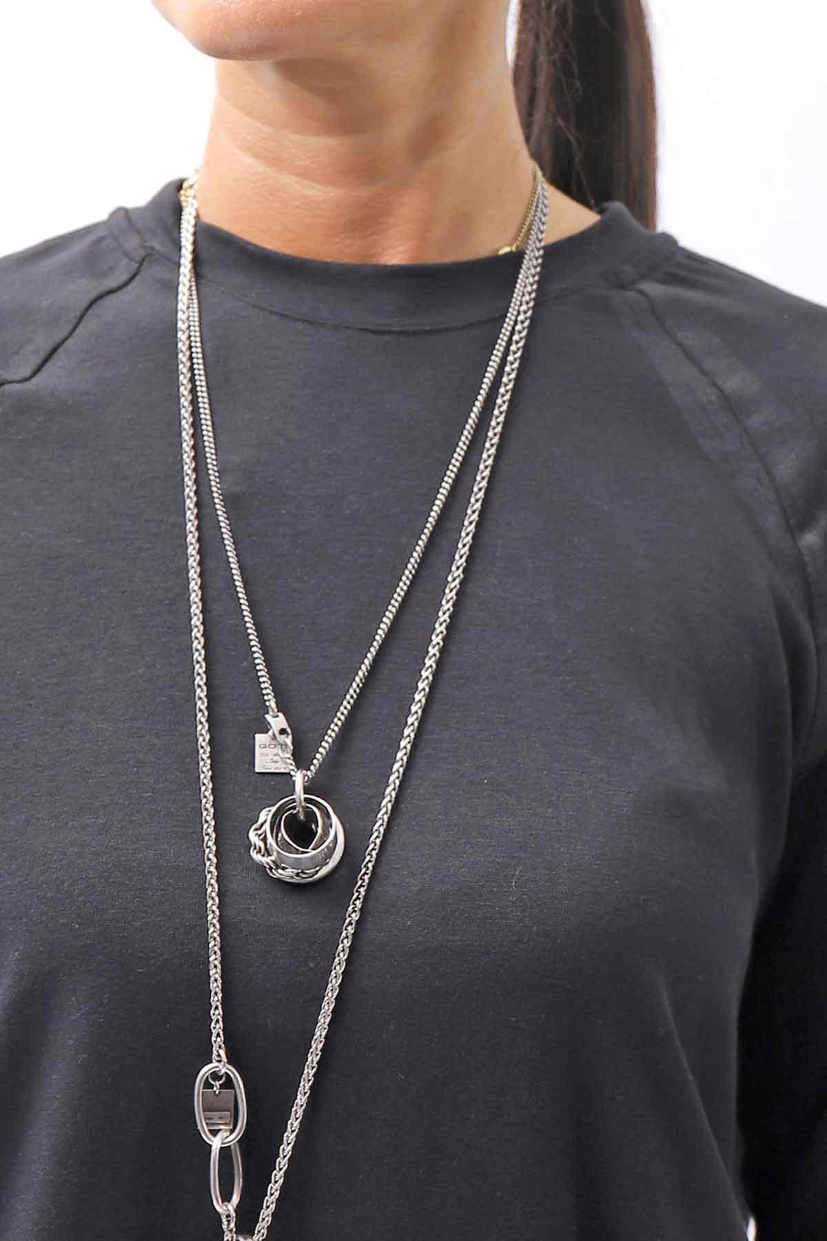 【thom/krom】 UNISEX COTTON MODAL PAINT LINE LONG SLEEVE TOP MTS907_BLACK