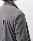 【Primordial is Primitive】 UNISEX STRETCH SHIRT BLOUSON 2026AL_GREY WASH