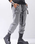 【thom/krom】 UNISEX COTTON RIB PANTS MST509_USED GREY