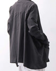 【Primordial is Primitive】 UNISEX STRETCH SHIRT BLOUSON 2026AL_BLACK