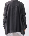 【Primordial is Primitive】 UNISEX STRETCH SHIRT BLOUSON 2026AL_BLACK
