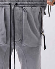 【thom/krom】 UNISEX COTTON RIB PANTS MST509_USED GREY