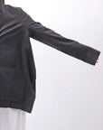 【Primordial is Primitive】 UNISEX STRETCH SHIRT BLOUSON 2026AL_BLACK