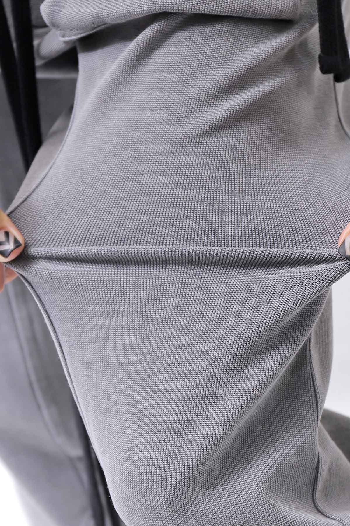 【thom/krom】 UNISEX COTTON RIB PANTS MST509_USED GREY