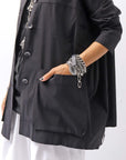 【Primordial is Primitive】 UNISEX STRETCH SHIRT BLOUSON 2026AL_BLACK