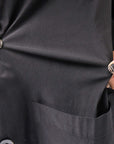 【Primordial is Primitive】 UNISEX STRETCH SHIRT BLOUSON 2026AL_BLACK