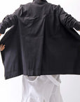 【Primordial is Primitive】 UNISEX STRETCH SHIRT BLOUSON 2026AL_BLACK