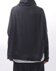 【studio b3】 UNISEX COTTON KNIT TOP & SNOOD SET SHB2268_BLACK