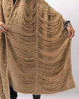 【RUNDHOLZ】 GRUNGE FRINGE SILK KNIT STOLE_DAKAR