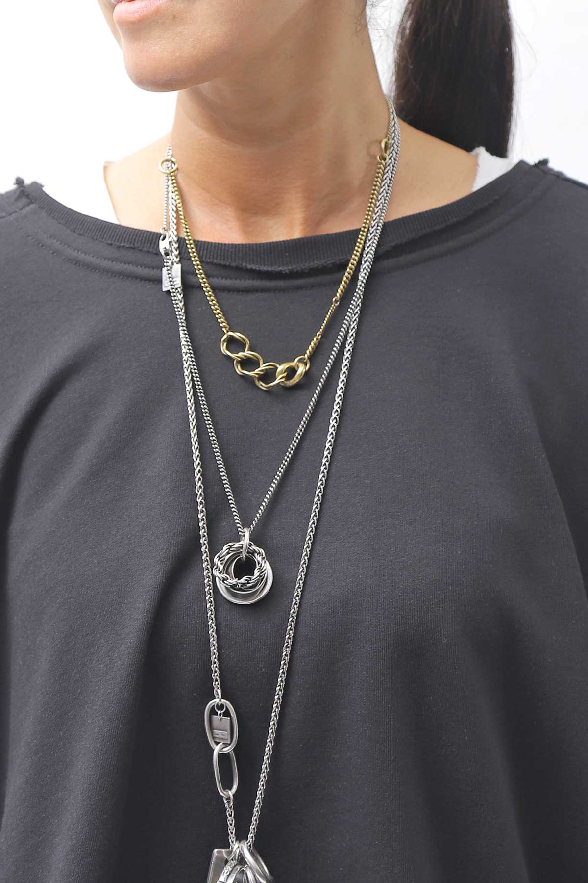 【PLÜ】 UNISEX COTTON SWEAT WIDE SHORT TOP PL8_BLACK