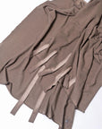 【PLÜ】 COTTON SWEAT MEGA STOLE PL16S_CHOCOLATE