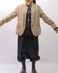 【RUNDHOLZ】 VINTAGE-DYED STRIPED SHIRT JACKET_CLAY CLOUD STRIPE