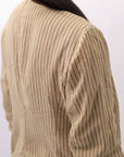 【RUNDHOLZ】 VINTAGE-DYED STRIPED SHIRT JACKET_CLAY CLOUD STRIPE
