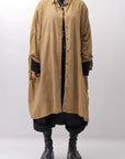 【RUNDHOLZ】 VINTAGE-DYED OVERSIZED STRIPED SHIRT_DAKAR CLOUD STRIPE