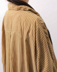 【RUNDHOLZ】 VINTAGE-DYED OVERSIZED STRIPED SHIRT_DAKAR CLOUD STRIPE