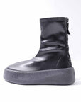 【VIC MATIE】 ECO STRETCH LEATHER SNEAKER BOOTS 2310D_BLACK