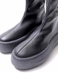 【VIC MATIE】 ECO STRETCH LEATHER SNEAKER BOOTS 2310D_BLACK