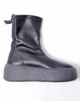 【VIC MATIE】 ECO STRETCH LEATHER SNEAKER BOOTS 2310D_BLACK