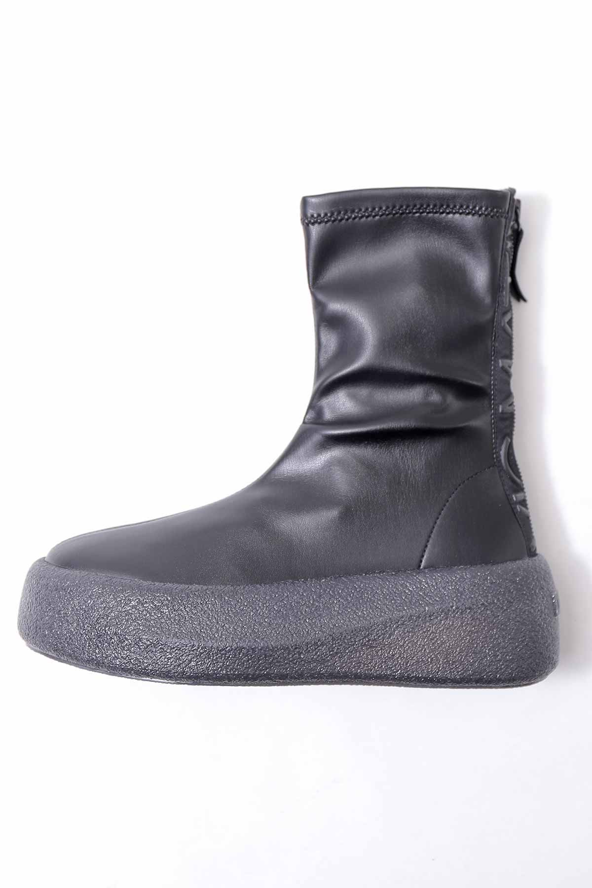 【VIC MATIE】 ECO STRETCH LEATHER SNEAKER BOOTS 2310D_BLACK