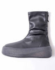 【VIC MATIE】 ECO STRETCH LEATHER SNEAKER BOOTS 2310D_BLACK