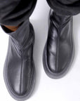 【VIC MATIE】 ECO STRETCH LEATHER SNEAKER BOOTS 2310D_BLACK