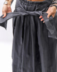 【PLÜ】 SHAPE MEMORY SKIRT PL09_WIDE STRIPE