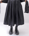 【PLÜ】 SHAPE MEMORY SKIRT PL09_BLACK