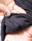 【studio b3】 UNISEX CRINKLED SOFT COTTON CARDIGAN JACKET RBB1971_BLACK
