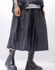 【PLÜ】 SHAPE MEMORY SKIRT PL09_BLACK