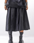 【PLÜ】 SHAPE MEMORY SKIRT PL09_BLACK