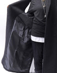 【NOSTRASANTISSIMA】 CASENTINO & TULLE GILET J106_BLACK