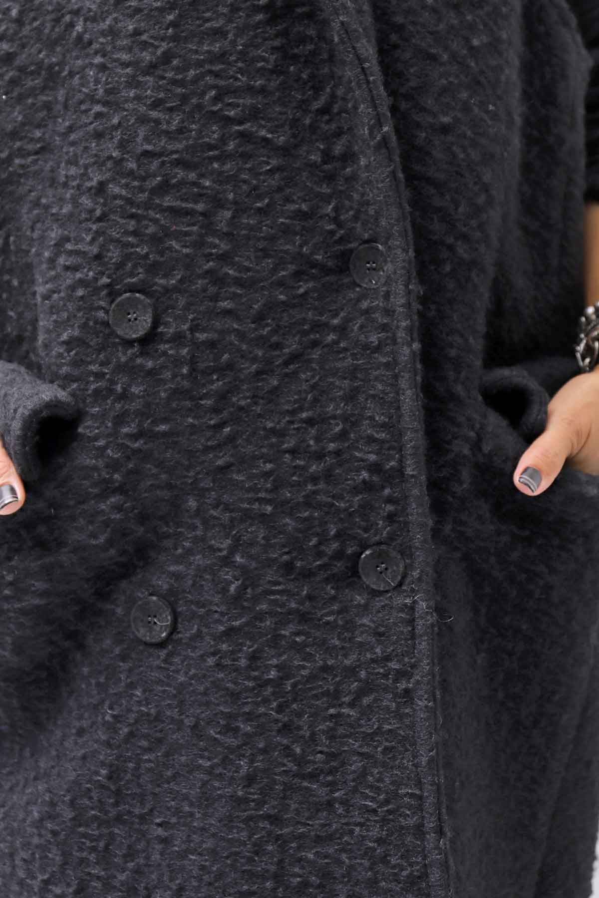 【NOSTRASANTISSIMA】 CASENTINO & TULLE GILET J106_BLACK