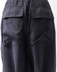【studio b3】 UNISEX BOX SARROUEL WIDE PANTS RBB1961_BLACK