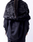 【RUNDHOLZ】 UNISEX FAUX FUR MULTIWAY SNOOD_BLACK