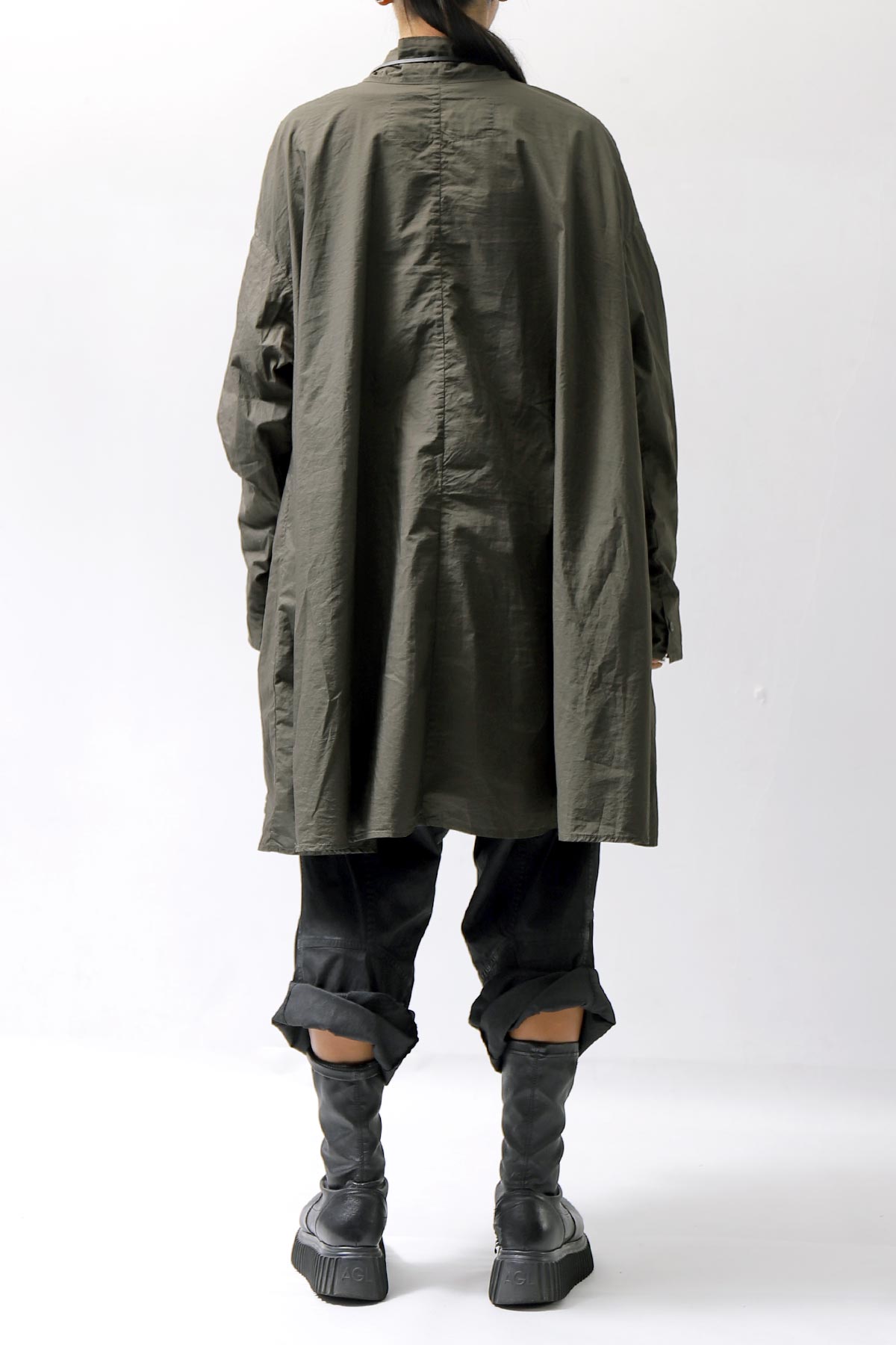 【RUNDHOLZ】 UNISEX OVERSIZE COTTON SHIRT 332 0915_JUNGLE