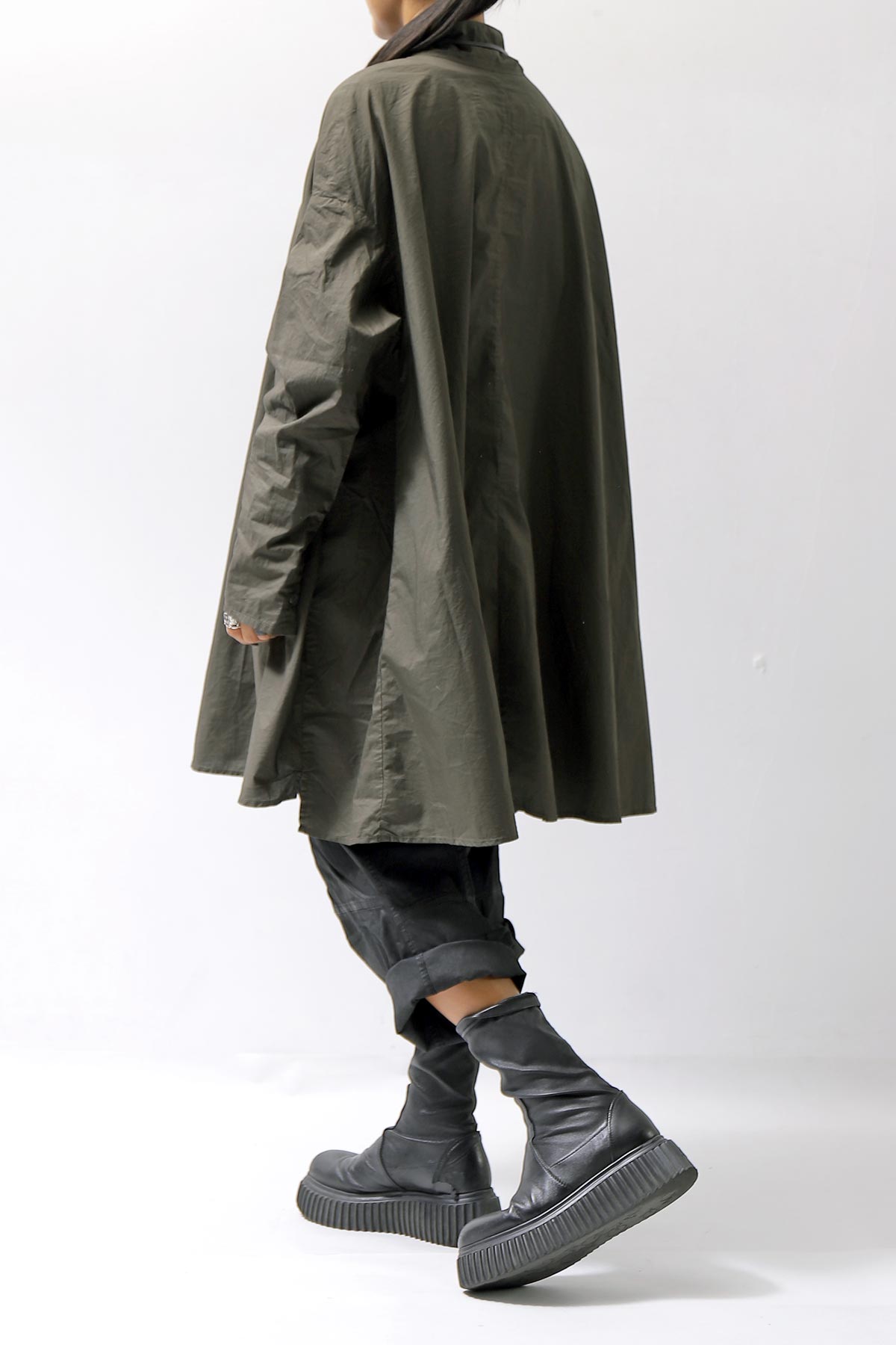 【RUNDHOLZ】 UNISEX OVERSIZE COTTON SHIRT 332 0915_JUNGLE